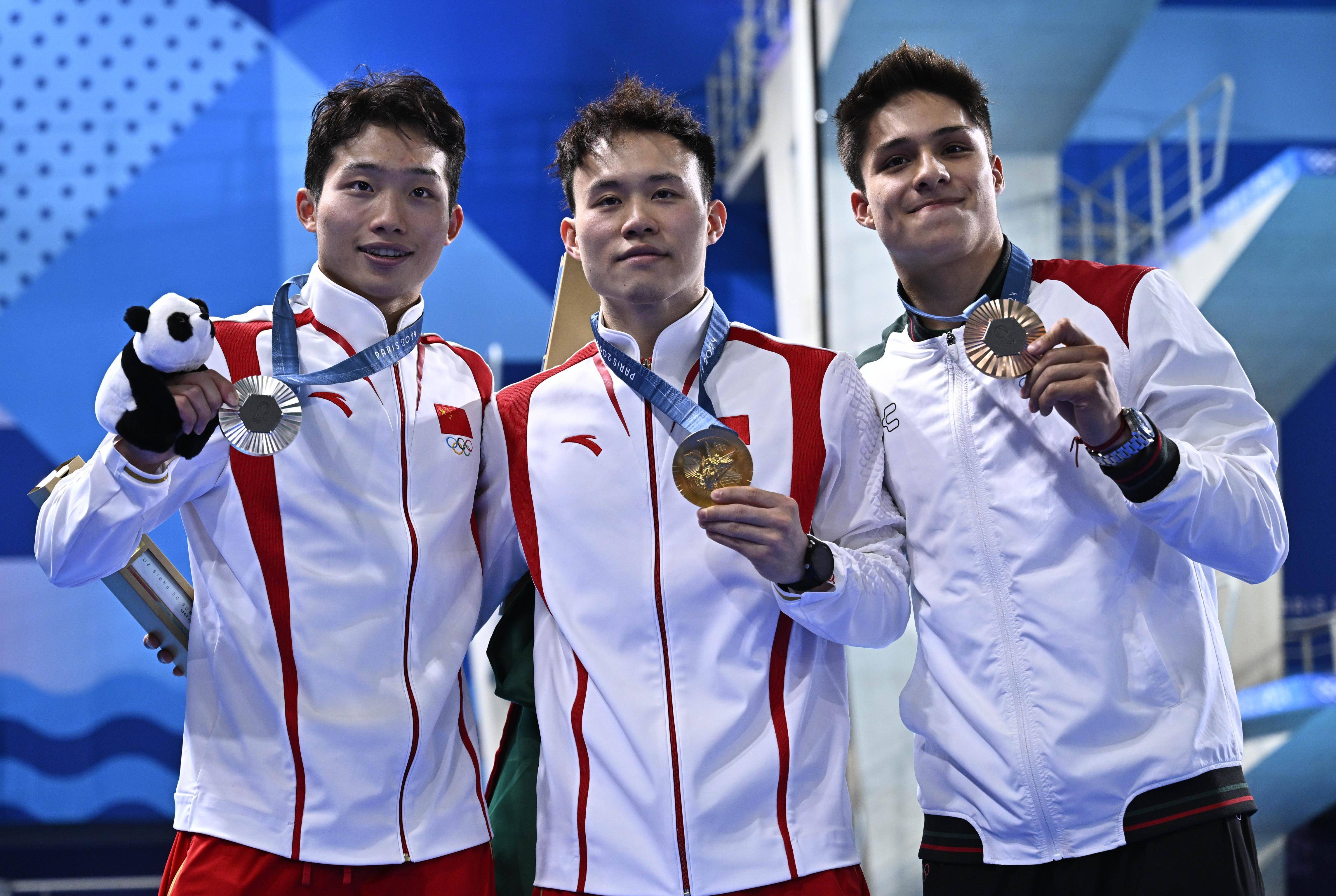 男子跳水决赛，中国选手勇夺金牌