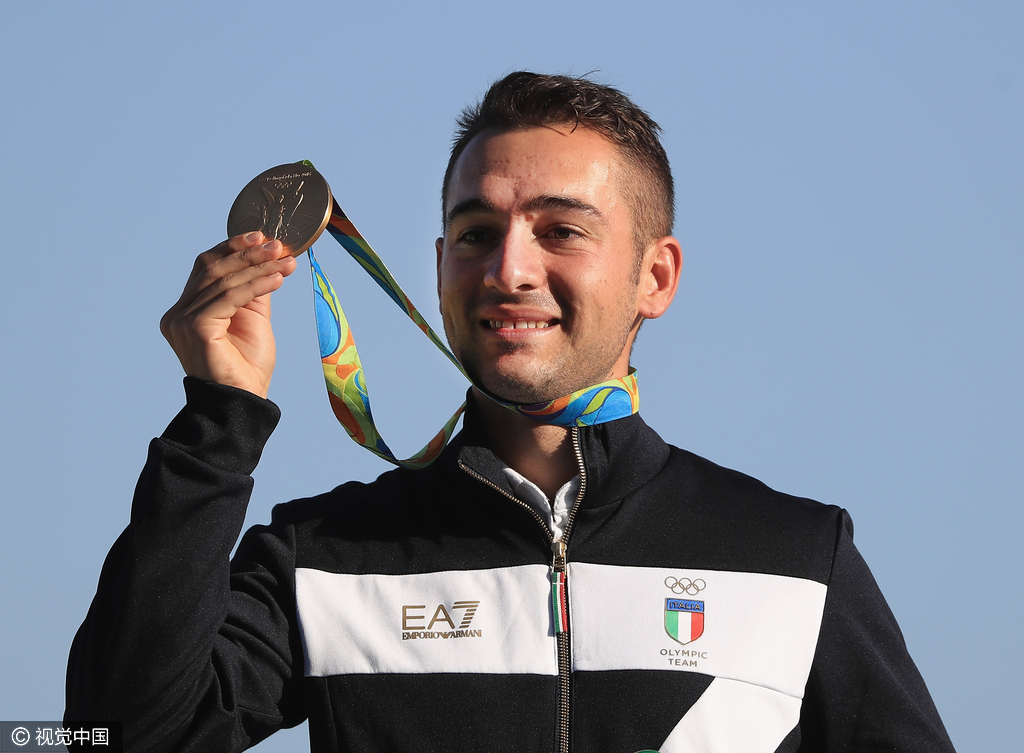 意大利射击名将霸气夺金，无人能敌